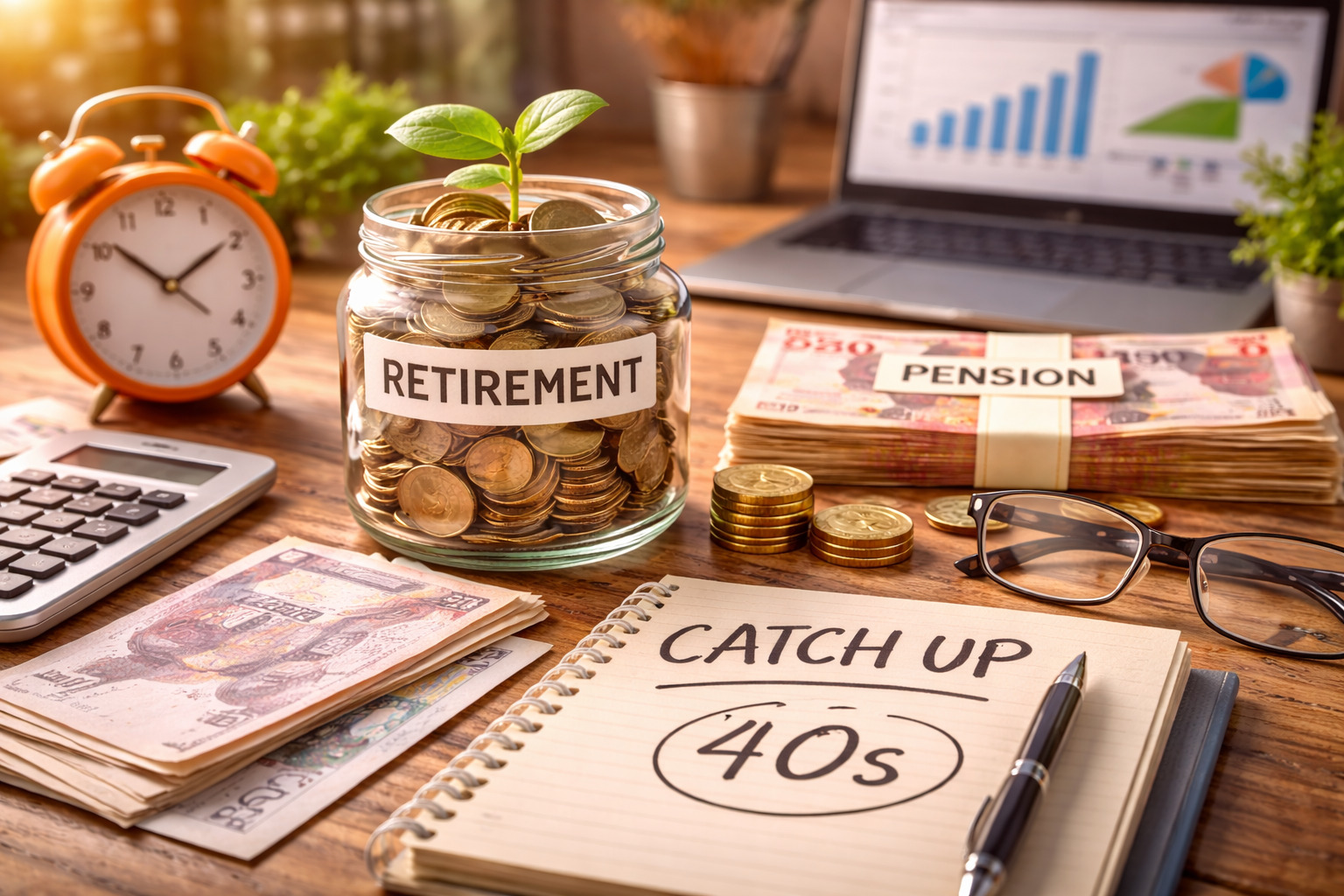 How to Catch Up on Retirement Savings in Your 40s in the UK
